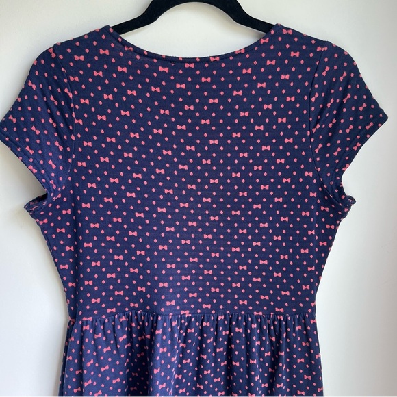 Doe & Rae Pink and Navy Women’s Dress - Size Large - Picture 10 of 16
